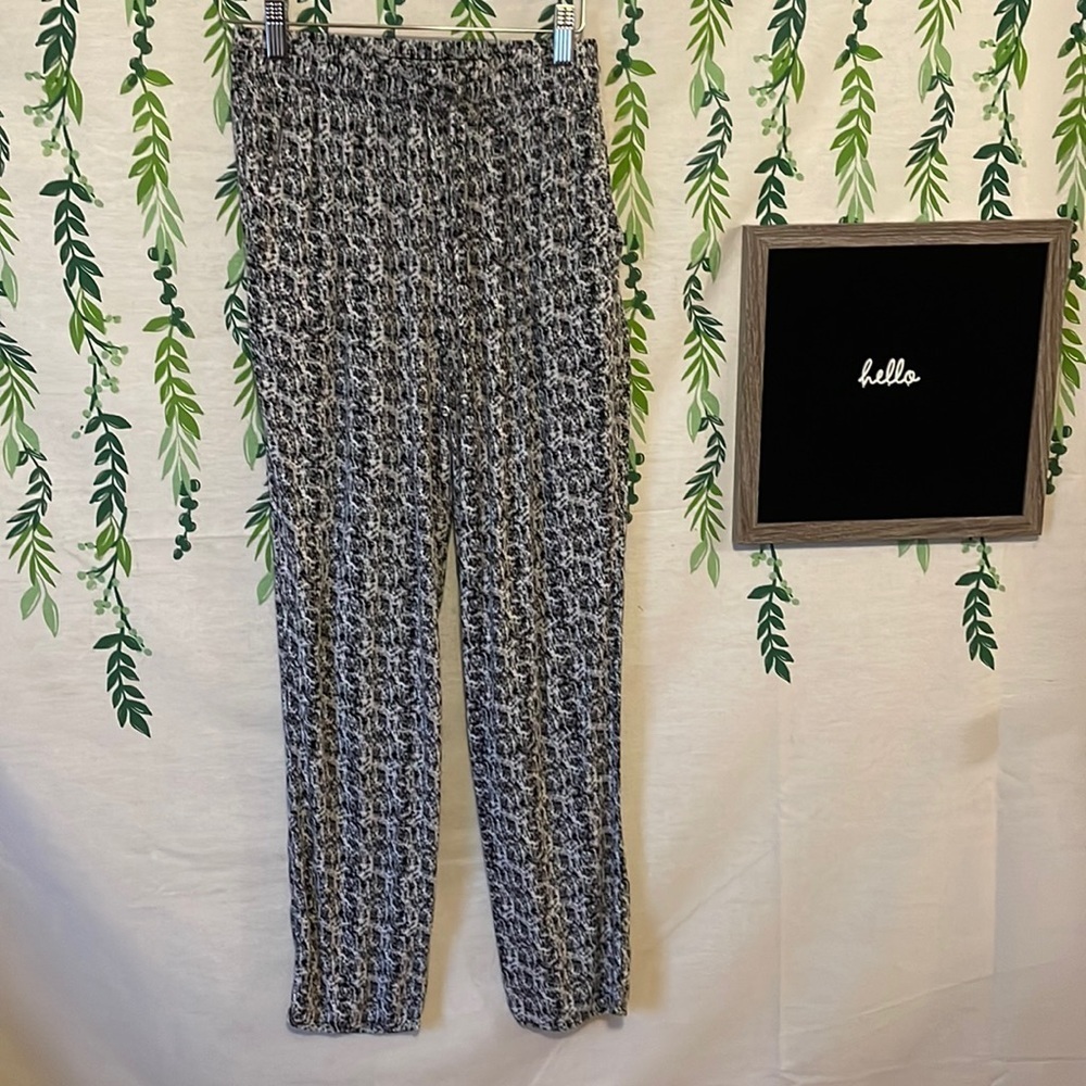 Size Small Black/White Pants B1